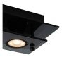 Lucide Okno - plafondverlichting - 35 x 13 x 8 cm - zwart 