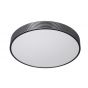 Lucide Malin - plafondverlichting - Ø 39 x 6,5 cm - 24W LED incl. - 3 stappen dimbaar - zwart