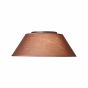Brilliant Amoa - plafondverlichting - Ø 60 x 20 cm - bruin