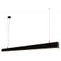 Lichtkoning Linear - hanglamp - 170 x 5 x 200 cm - 54W LED incl. - zwart - warm witte lichtkleur
