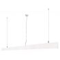 Lichtkoning Linear - hanglamp - 170 x 5 x 200 cm - 54W LED incl. - wit - witte lichtkleur