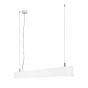 Lichtkoning Linear - hanglamp - 57 x 5 x 200 cm - 18W LED incl. dimbaar - wit - warm witte lichtkleur