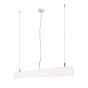 Lichtkoning Linear - hanglamp - 57 x 5 x 200 cm - 18W LED incl. - wit - witte lichtkleur