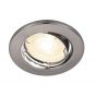 Nordlux Canis - inbouwspot - Ø 85 mm, Ø 65 mm inbouwmaat - 4,9W dimbare LED incl. - geborsteld nikkel