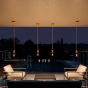 Creative Cables Eiva Pastel - buitenhanglamp met siliconen plafondbevestiging - Ø 12,5 x 164,5 cm - IP65 - mosterdgeel