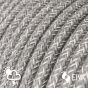 Creative Cables Eiva Pastel - buitenhanglamp met siliconen plafondbevestiging - Ø 12,5 x 164,5 cm - IP65 - zachtblauw
