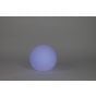 New Garden Buly 20 - tafellamp op zonne-energie - Ø 20 x 14,5 x 17 cm - 1W RGB LED incl. - IP68 - wit