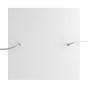 Creative Cables - Rose-One Vierkant plafondrozet voor 2 lichtpunten - 40 x 40 x 3,5 cm - wit