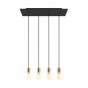 Creative Cables - hanglamp 4L - 67,5 x 120 cm - zwart