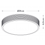 Lucide Malin - plafondverlichting - Ø 39 x 6,5 cm - 24W LED incl. - 3 stappen dimbaar - zwart