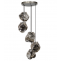Vico Rock Chrome - hanglamp - Ø 50 x 150 cm - chroom glas