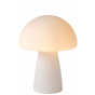 Lucide Fungo - tafellamp - Ø 23 x 28 cm - wit