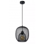 Lucide Jerrel - hanglamp - Ø 25 x 160 cm - zwart