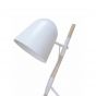 Artdelight Sensa - tafellamp - 26 x 54 cm - wit en lichtbruin