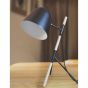 Artdelight Sensa - tafellamp - 26 x 54 cm - zwart en lichtbruin
