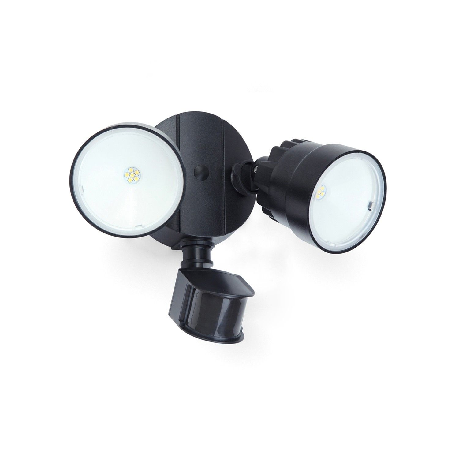 Lutec Shrimp II - buiten met - 26 x 18 20 cm - 15W LED incl. - IP54 - zwart | Lichtkoning