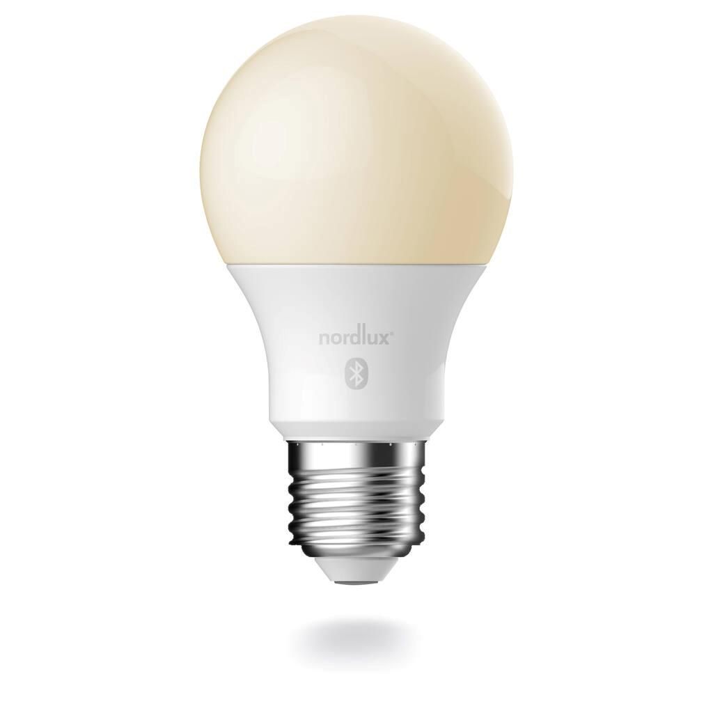Nordlux Smart LED lamp - slimme verlichting - Ø 6 10,9 cm E27 - 7W - dimfunctie en instelbare lichtkleur via - wit | Lichtkoning