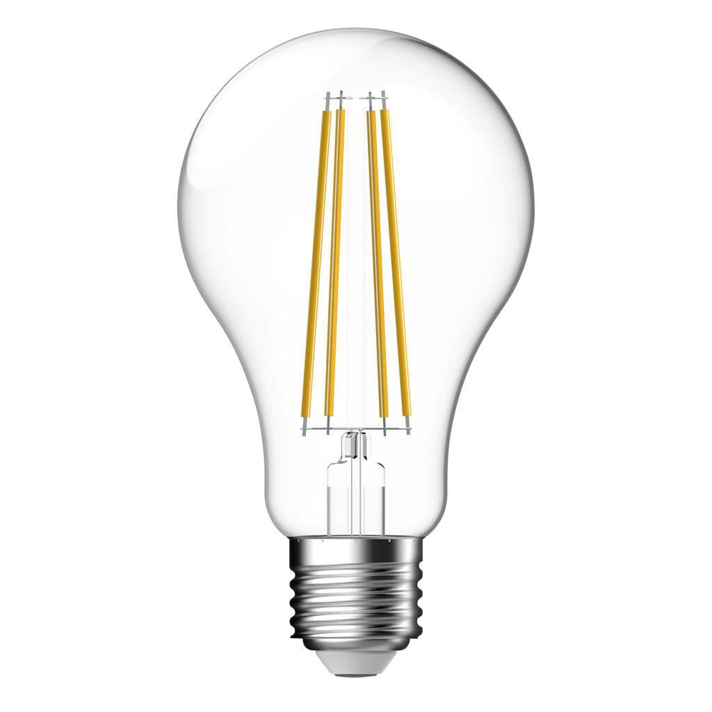 misdrijf Anders ongeluk Nordlux LED filament lamp - Ø 7 x 12,8 cm - E27 - 12W dimbaar - 2700K -  transparant