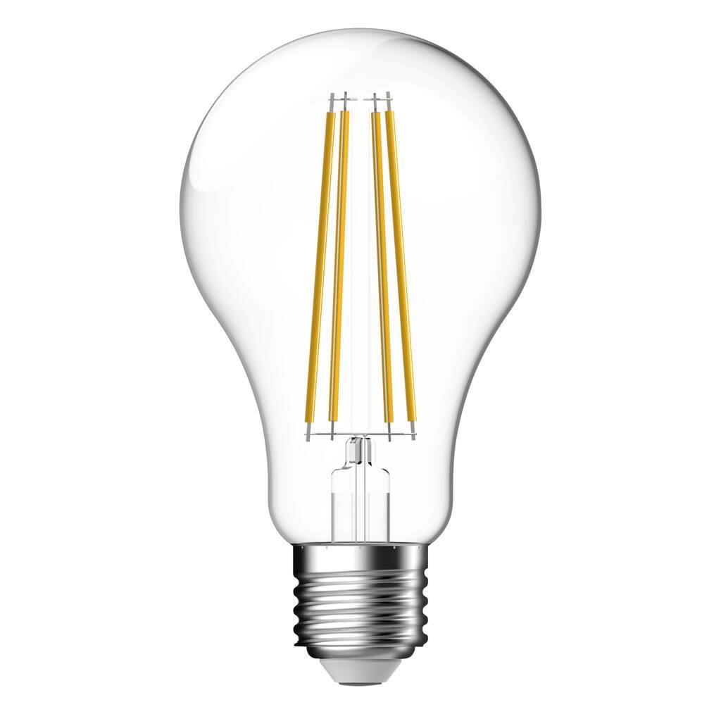 misdrijf Anders ongeluk Nordlux LED filament lamp - Ø 7 x 12,8 cm - E27 - 12W dimbaar - 2700K - transparant misdrijf Anders ongeluk Nordlux LED filament lamp - Ø 7 x 12,8 cm - E27 - 12W dimbaar - 2700K - transparant