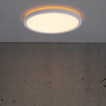 Nordlux Oja - plafondverlichting - Ø 24,4 x 2,3 cm - 15W LED incl. - wit