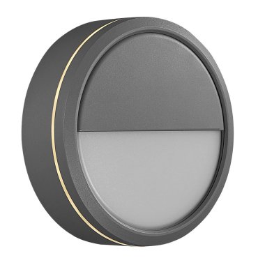 Nordlux Smart Ava - wandverlichting - slimme verlichting - Ø 20 x 6,7 cm - 9,5W LED incl. - IP54 - grijs
