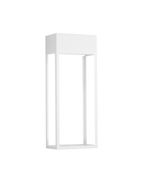 Nova Luce Moby - buiten wandverlichting - 16 x 40 x 9 cm - 20W LED incl. - IP65 - zandwit