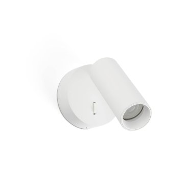 Faro Stan Slim - wandverlichting - Ø 4,2 x 8,7 cm - wit