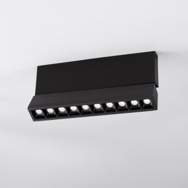 Nova Luce Pad - plafondlamp - 27,5 x 4 x 12,2 cm - 15W LED incl. - zwart