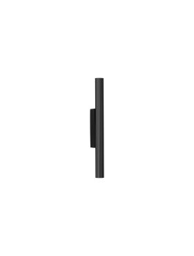 Nova Luce Paron - wandlamp - 2,5 x 30 x 7 cm - 11W LED incl. - zandzwart