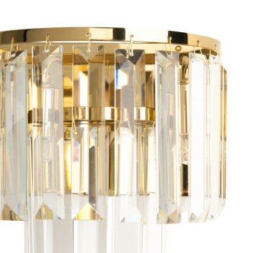 Maxlight Monaco - wandverlichting - 18 x 11 x 19 cm - goud