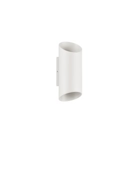 Nova Luce Nocta - buiten wandverlichting - 9,6 x 24 x 10 cm - 9W LED incl. - IP54 - zandwit