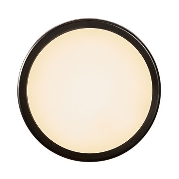 Nordlux Cuba Outdoor Energy Round - wand- en plafondverlichting - Ø 17,5 x 4,3 cm - 6,5W LED incl. - IP54 -  zwart
