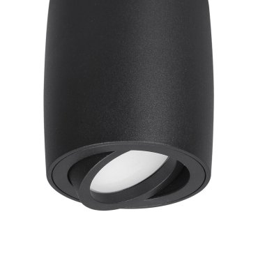 Nova Luce Gozzano - opbouwspot 1L - Ø 8 x 9 cm - zandzwart