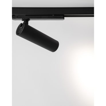 Nova Luce Monvel - 3-fase railspot - 22,4 x 6 x 20 cm - 30W LED incl. - zandzwart