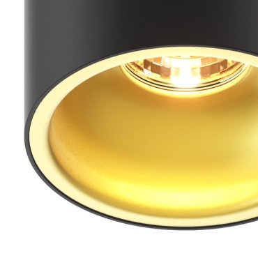 Zuma Line Deep SL Next - opbouwspot - Ø 9,4 x 14cm - zwart en goud