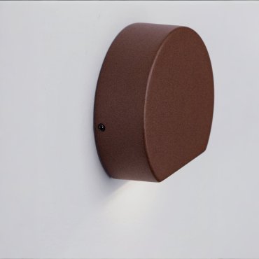 Nova Luce Sango - buiten wandverlichting - 10 x 8,5 x 3,5 cm - 4W LED incl. - IP54 - corten