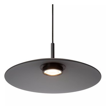 Lucide Menga - hanglamp - Ø 40 x 150 cm - 12W dimbare LED incl. - gerookt
