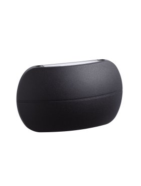 Nova Luce Prato - buiten wandverlichting - 18,4 x 11 x 3,6 cm - 10W LED incl. - IP65 - zandzwart