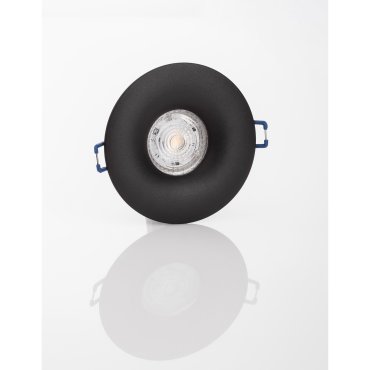 Nova Luce Redo - inbouwspot - Ø 98 mm, Ø 65 mm inbouwmaat  - zandzwart