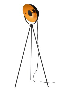 Lucide Alvaro - Vloerlamp - Ø 66,5 x 148 cm - zwart