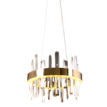 Maxlight Prince - luster - Ø 40 x 150 cm - 21W LED incl. - goud