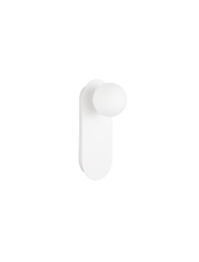 Nova Luce Blob - wandlamp - 12 x 30 x 13 cm - zandwit en opaalglas