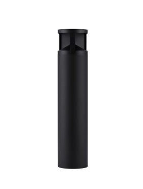 Nova Luce Soul - tuinpaal - 16 x 73 cm - 24W LED incl. - IP65 - zandzwart