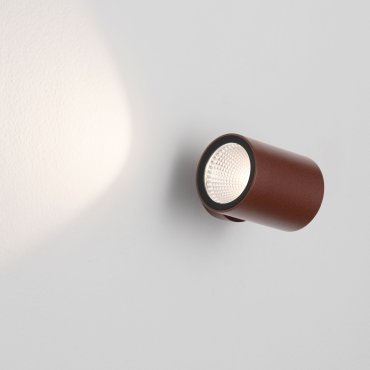 Nova Luce Jackie - buiten wandverlichting - Ø 6 x 8 x 8 cm - 3W LED incl. - IP65 - corten