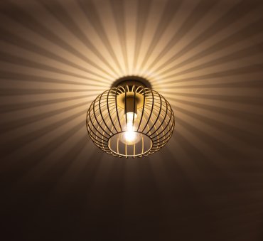 ETH Wire Sand - plafondlamp - Ø 30 x 23 cm - zand