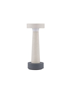 Nova Luce Cram - tuinpaal - Ø 11,5 x 30 cm - 5W LED incl. - IP65 - zand