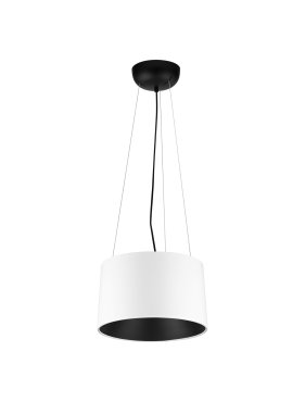 Nova Luce Atil - hanglamp - Ø 35 x 210 cm - 24W LED incl. - zandwit en zwart