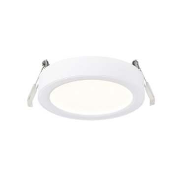 Nordlux Sóller 12 - plafondlamp - Ø 12,9 x 2,5 cm - 7,5W dimbare LED incl. -  IP44 - wit
