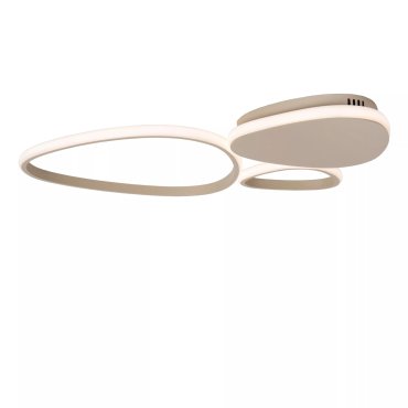 Lucide Samling - plafondlamp - 62 x 43 x 4 cm - 30W dimbare LED incl. - taupe