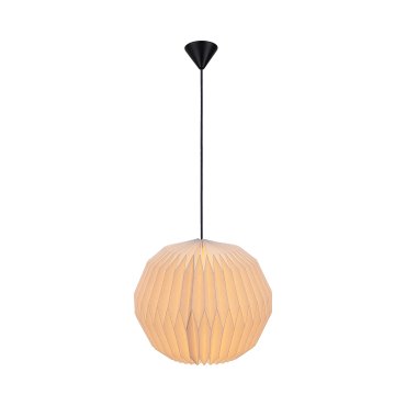 Nordlux Belloy 30 - papieren lampenkap zonder pendel - Ø 30 x 26 cm - wit